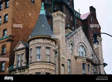Historic Buildings In Mount Vernon Baltimore Maryland Stock Photo Alamy