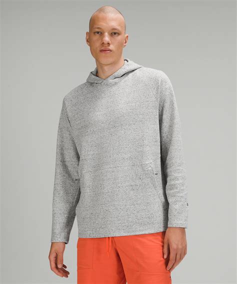 Lululemon At Ease Hoodie In Heathered Melody Light Greyblack Modesens