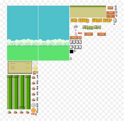 Mods Flappy Bird Sprites Png Flappy Bird Png Free Transparent Png