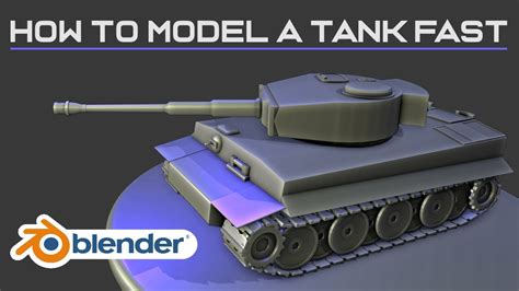 Modeling A Tiger Tank In Blender Full Tutorial Arijan Youtube