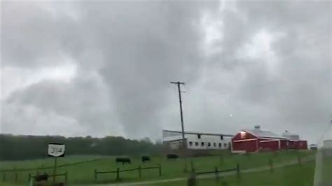 Tornado Caught Touching Down In Central Ohio