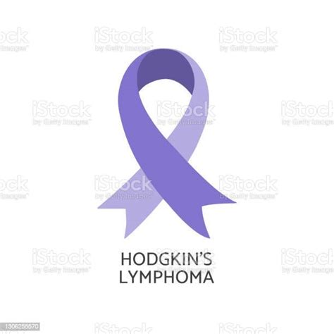 Hodgkins Lymphoma Awareness Symbol Stock Illustration Download Image