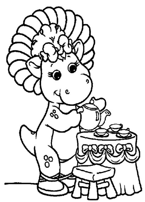 Baby Bop Coloring Pages Download And Print For Free