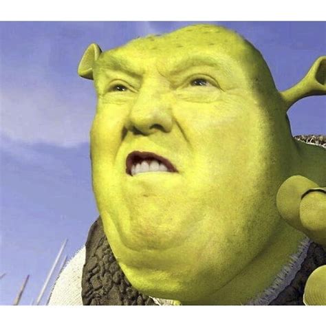Donald Trump Shrek Blank Template Imgflip