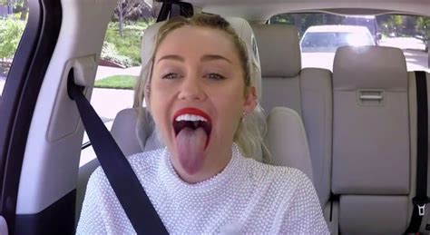 Miley Cyrus Joins James Corden On Carpool Karaoke Watch Now