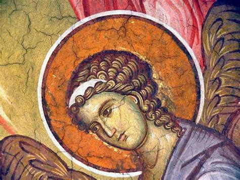 A Holy Angel Byzantine Art Mural Painting Mosaic Art