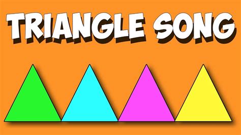 Triangle Song For Early Learners Youtube