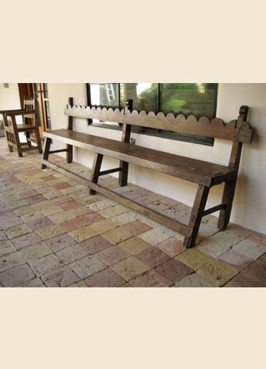 An outdoor bench can complete a casual outdoor dining. Pin by Vince Moss on A place to sit | Hacienda style ...