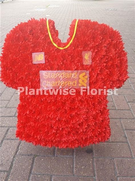 It means a lot when you choose a floral tribute as a final farewell to a loved one. Liverpool Football Shirt Made in Flowers For A Funeral ...