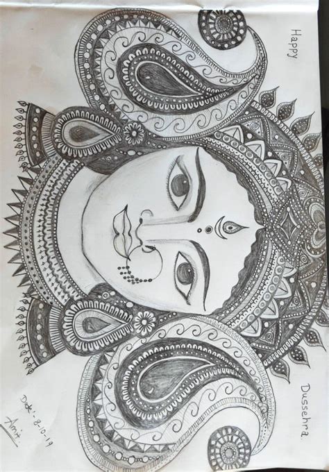 Lord Maa Durga Ganesh Art Paintings Book Art Drawings Boho Art Drawings
