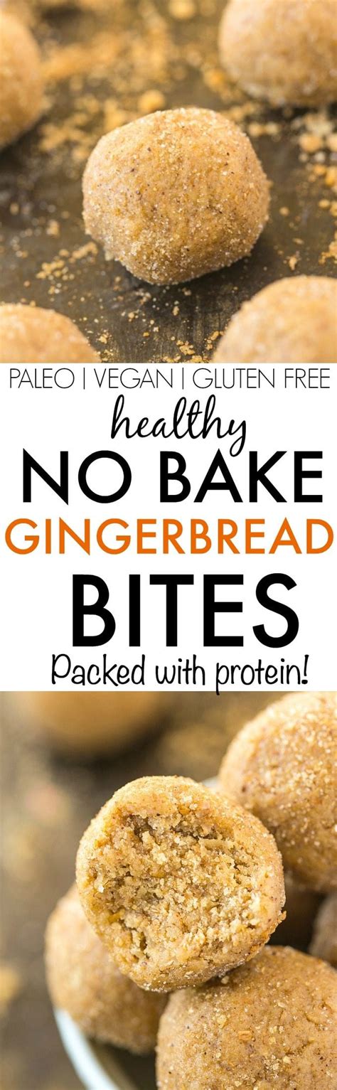 No Bake Gingerbread Latte Bites Paleo Vegan Gluten Free