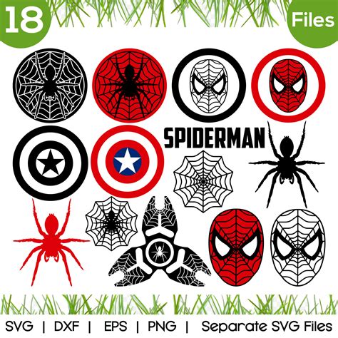 Spiderman Logo SVG Cut Files - vector svg format
