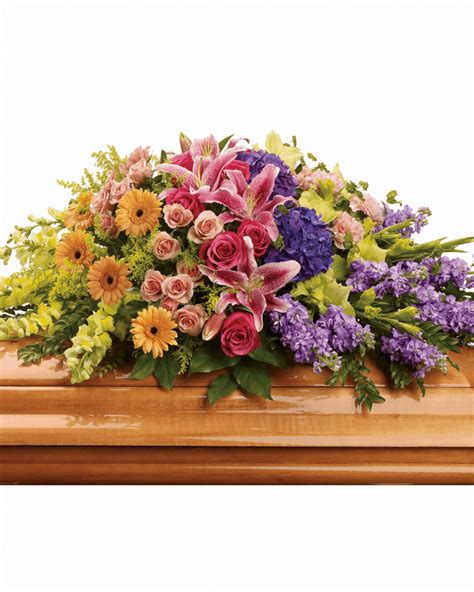 Half Casket Flowers Veldkamps Funeral Flowers