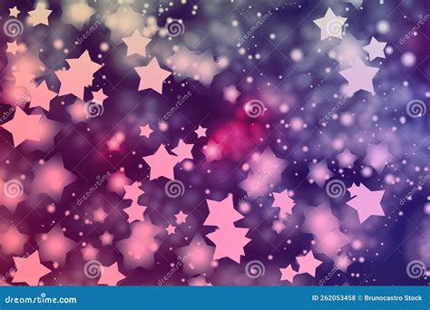 Happy Holidays With Christmas Snow Flakes With Stars Stock Illustration