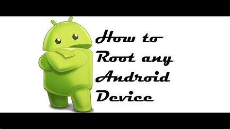 How To Root Any Android Device Youtube