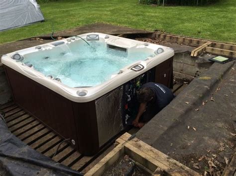 Pin On Hot Tub Installations Behind The Scenes