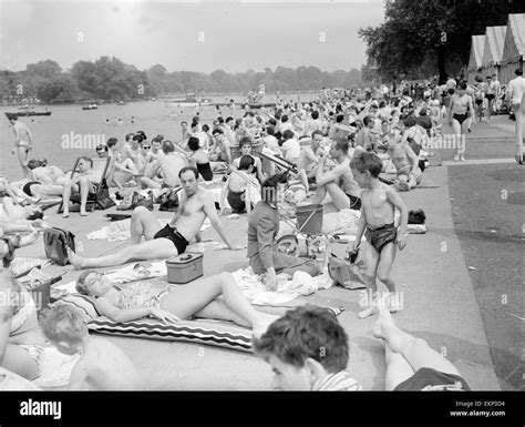 Sunbathing Park London Black And White Stock Photos Images Alamy