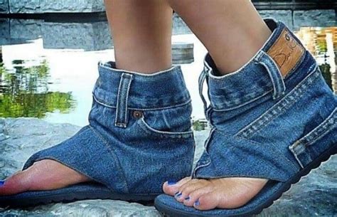 30 Weirdest Shoes In The World Crazy Shoes Denim Shoes Stylish