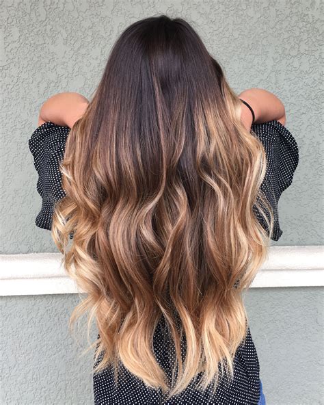 color melt long hair styles color melting hair styles