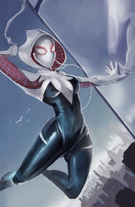 Spider Qwen Mulheres Aranha Aranha Gwen Super Herói