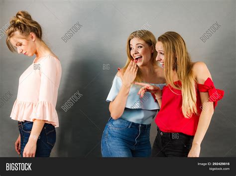 Woman Being Bullied By Image And Photo Free Trial Bigstock