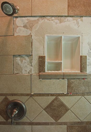 Diy Bathroom Shampoo Soap Shelf Dish Shower Niche Recessed Tile Ceramic