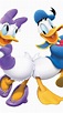 Donald Duck and Daisy Duck dancing Wallpaper Download 1242x2208