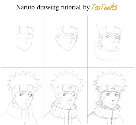 Naruto Drawing Tutorial By Tootaa18 On Deviantart