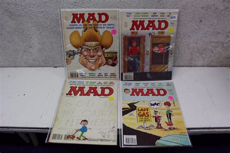 Lot Of 70s Mad Magazines 4 Bodnarus Auctioneering
