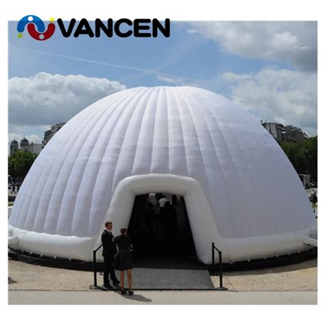 10m Diameter Inflatable Tents With Led Light 055mm Pvc Tarpaulin