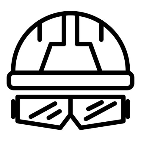 Safety Helmet Builder Labor Icon In Labor Day