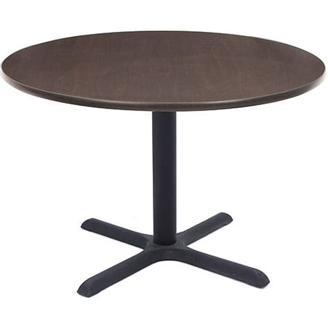 Regency 36 Round Lunchroom Table With Metal X Base
