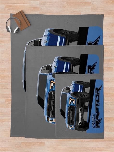 Ford F 150 Raptor Throw Blanket For Sale By Auto Illustrate Redbubble