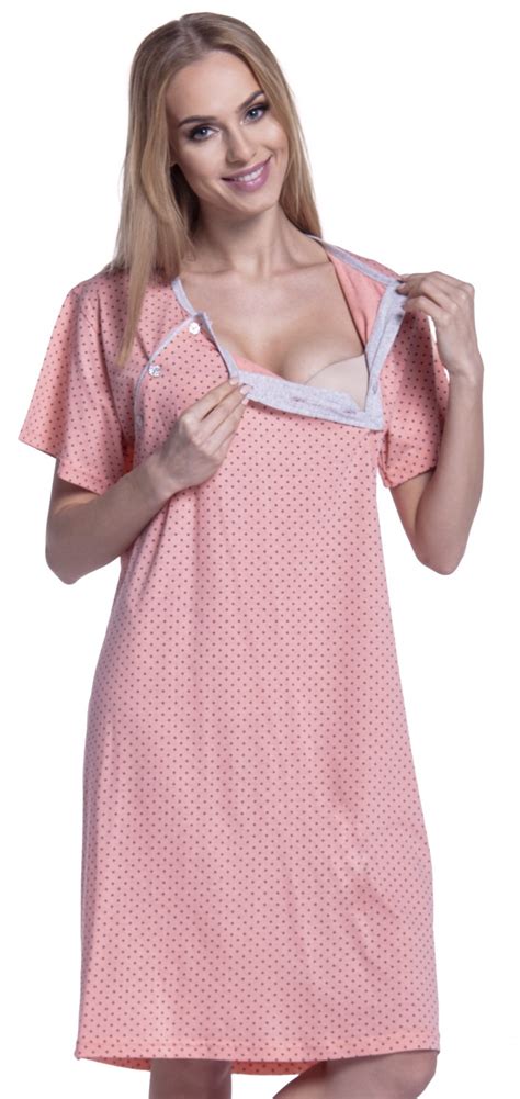 Happy Mama Womens Maternity Hospital Gown Nightie For Labour And