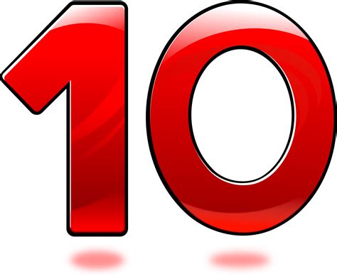 10 Ten Png