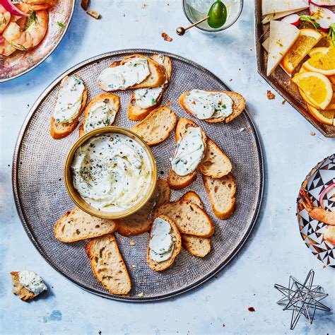 Homemade Cheese Spread With Garlic And Herbs Recipe Epicurious