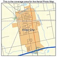 Aerial Photography Map of Imlay City, MI Michigan