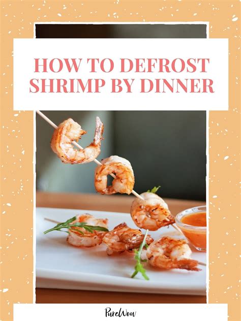 How To Defrost Shrimp So It Thaws In Time For Dinner Yummy Shrimp