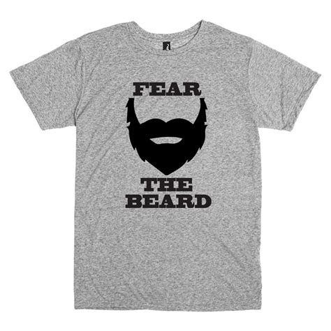 Funny T Shirt Fear The Beard Funny Shirt About Beards Beard Funny