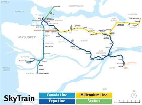 Skytrain Zone Map