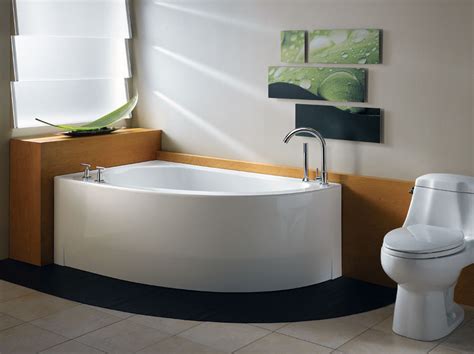 With same water depth, it eases. Small Corner Tubs Compact Yet Functional ...