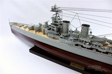 Hms Hood Handcrafted War Ship Display Model 39 Quality Model Ships