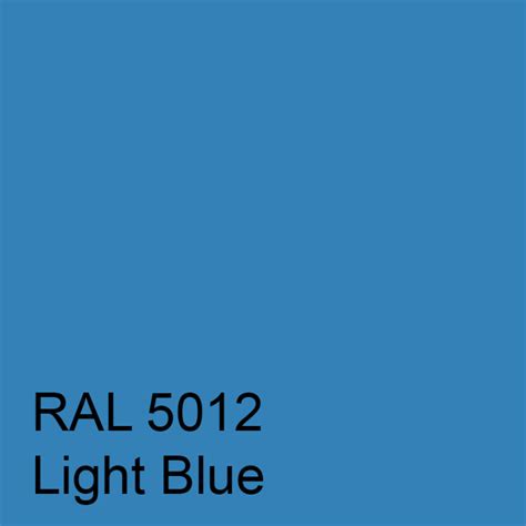 RAL 5012 Light Blue One Stop Colour Shop