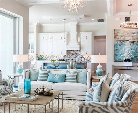 Florida Beach House With Turquoise Interiors Home Bunch Interior