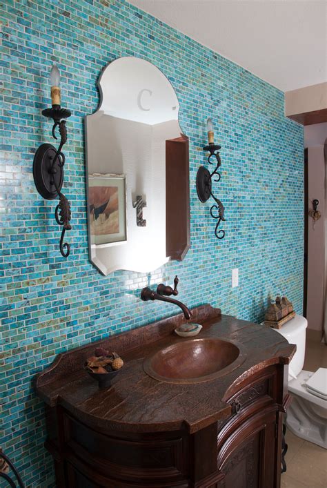 Floor & decor has top quality accent wall tile at rock bottom prices. Our Mosaic Turquoise tile is amazing as this accent wall ...