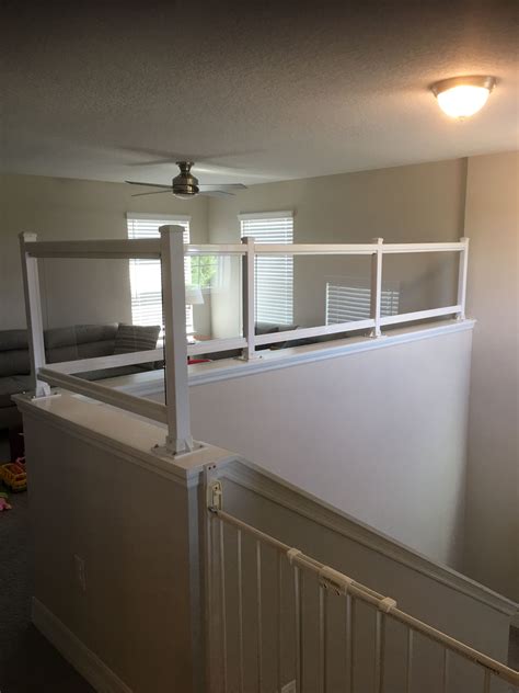 Customer installed banister safety wall custom designed by ...