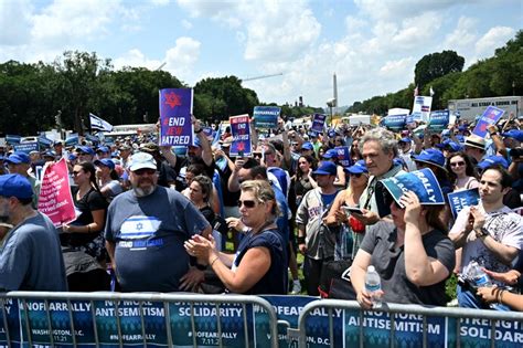 Hundreds Denounce Antisemitism During Rally At Capitol The Washington