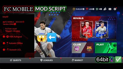 FC Mobile Mod Menu Apk Hack V20 0 03 Phone Emulator Pc YouTube