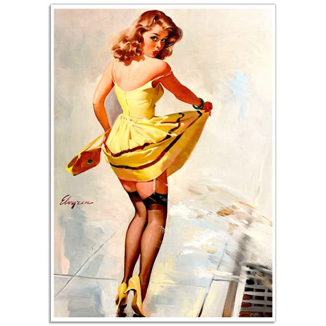 Classic Pin Up Photos Gil Elvgren Pin Up Art Poster Reproduction