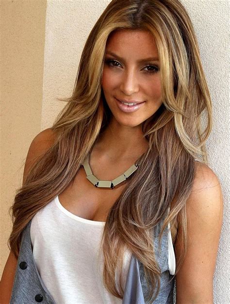 Lace Front Layered 24 Inches Durable Long Blonde Wig Like Kim